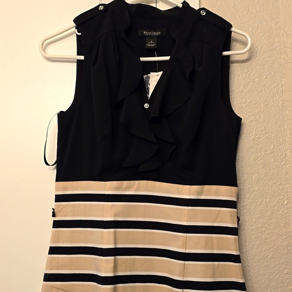 White House Black Market fitted dress
